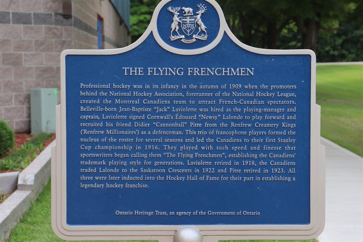 The Flying Frenchmen Plaque